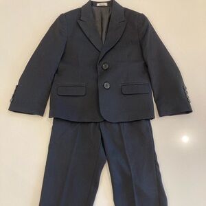 Calvin Klein Boys 2-Piece Formal Suit Set Size 4, Black